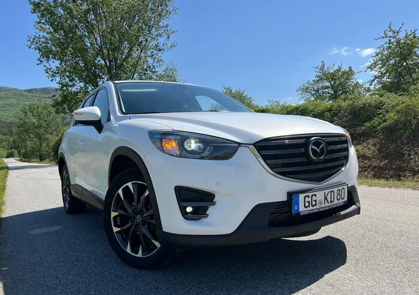 mazda dolnośląskie Mazda CX-5 cena 53999 przebieg: 155000, rok produkcji 2015 z Biała